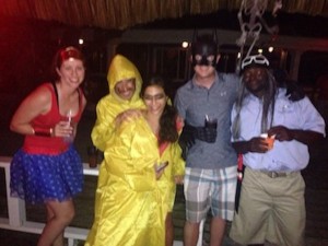 Fun Halloween Party at our Belize All Inclusive Resort