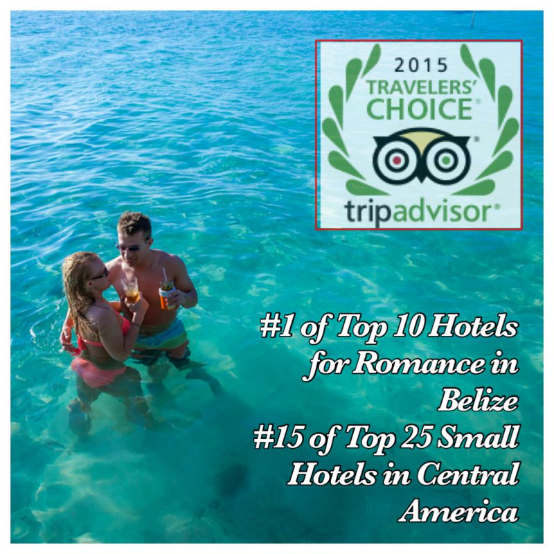 Coco Plum Island Resort is a TripAdvisor Award Winner for Romance and Small Hotel in Belize