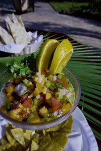 Lobster Ceviche at Belize Lobster Festival 