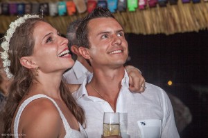 Belize Beach Wedding Reception 