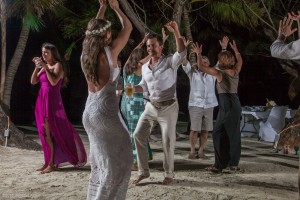 Belize Beach Wedding Reception 