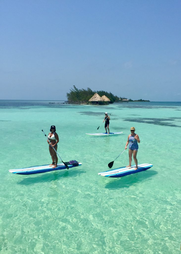 stand-up-paddle-boarding-at-coco-plum-island-resort