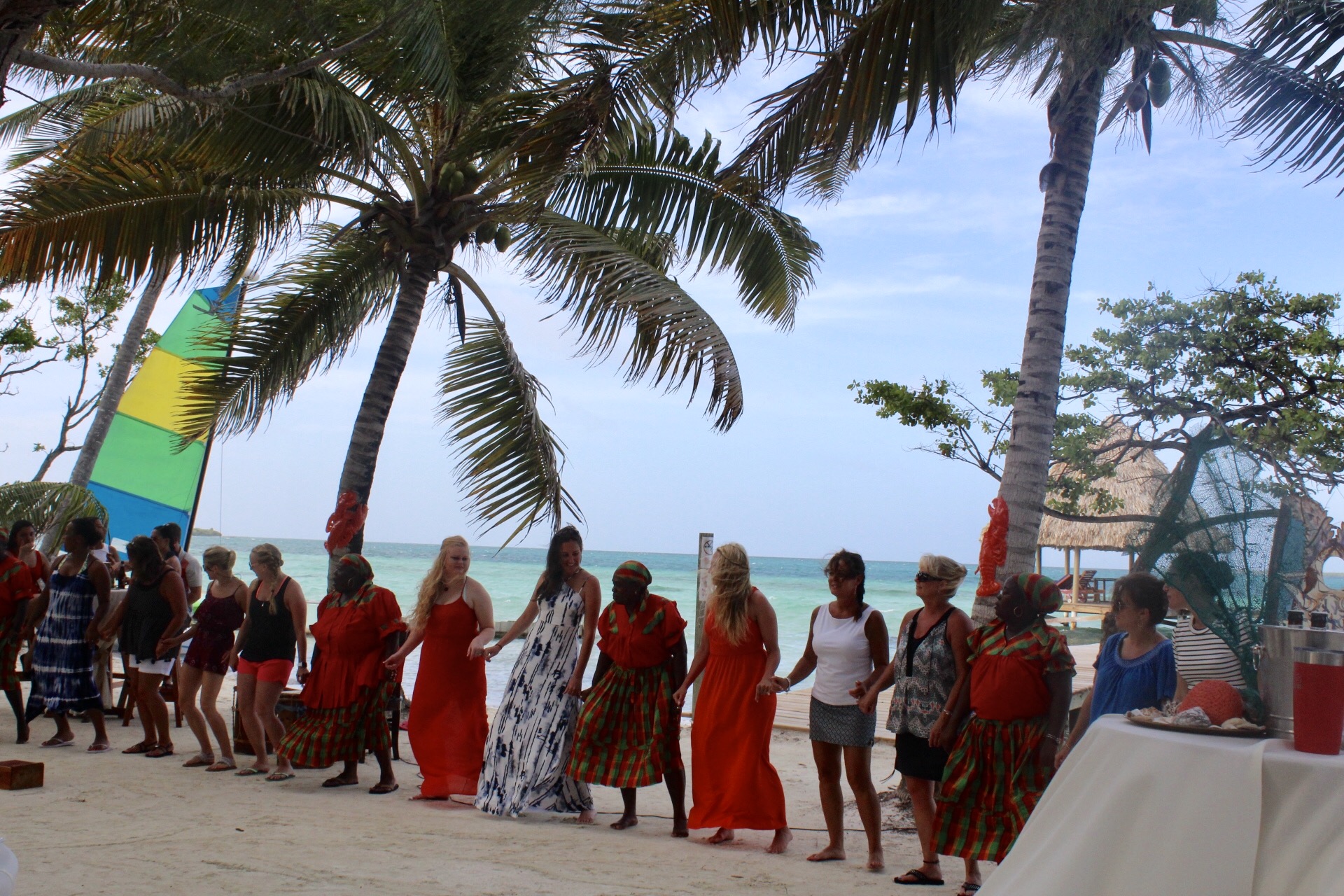 Nightlife fun and dancing on the beach at Coco Plum!