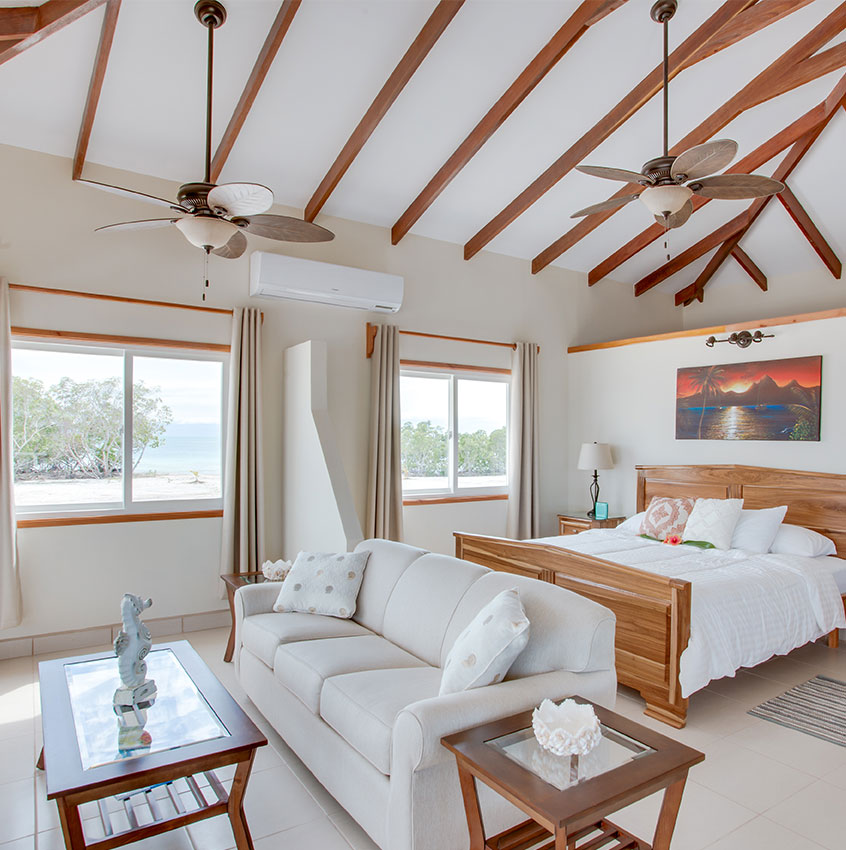 Belize Oceanfront Cabanas - Premium Suite