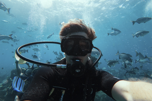 Diving in Belize