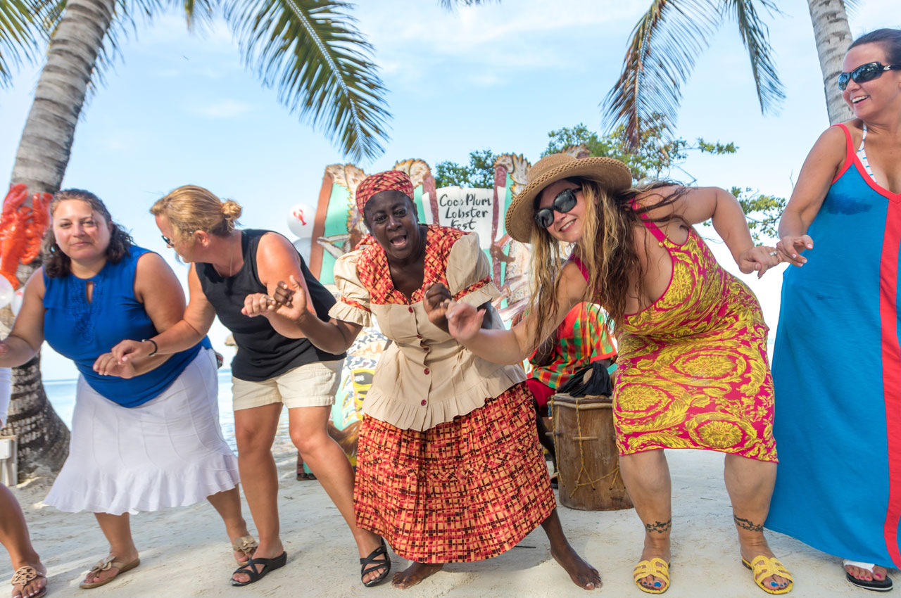 Belize Lobster Fest Group Dance