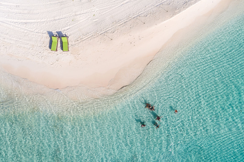 New Private Island Resort - Drone shot