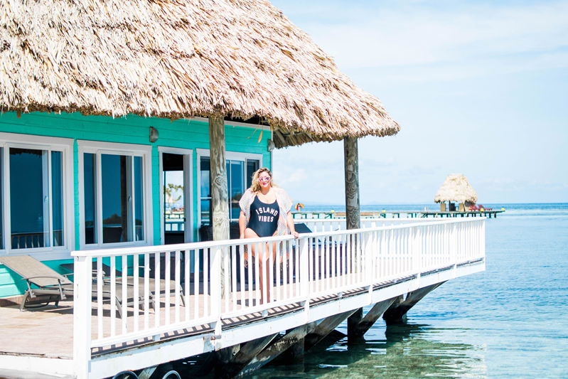 Overwater Bungalows in Belize