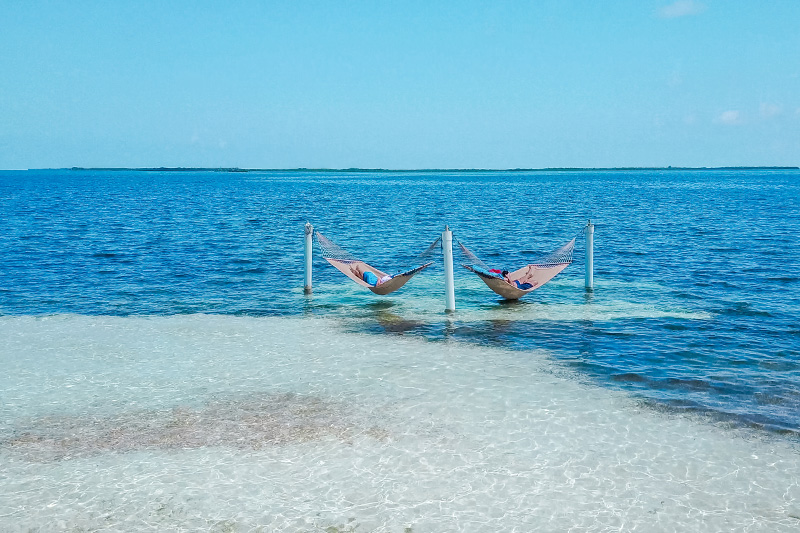 Private island resort in Belize