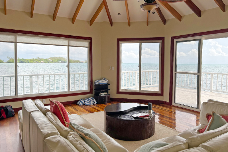 all-inclusive overwater cabanas