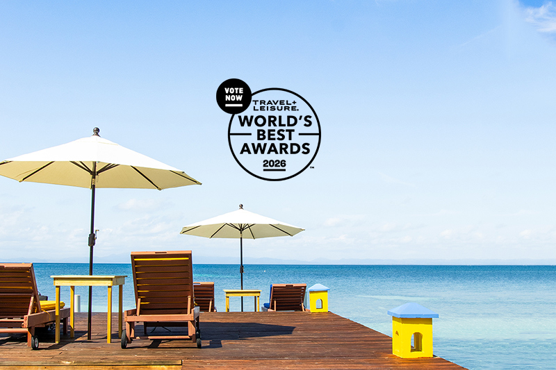 Travel + Leisure awards Belize