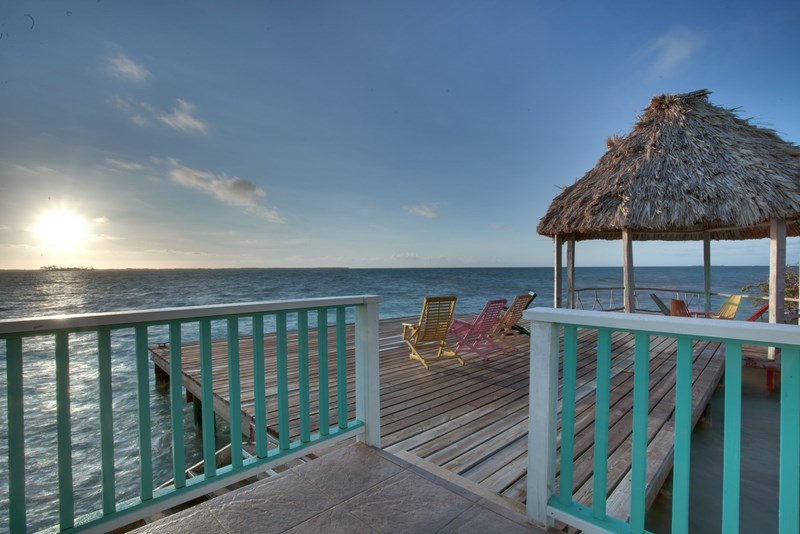 Belize All Inclusive Overwater Villa Rental 3 BR Overwater Bungalow