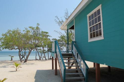 Belize beach cabanas