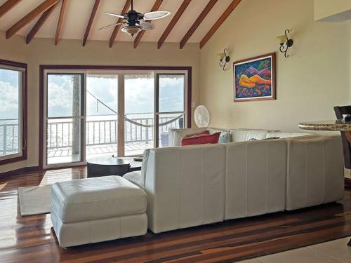 Belize Overwater Bungalow Living Room