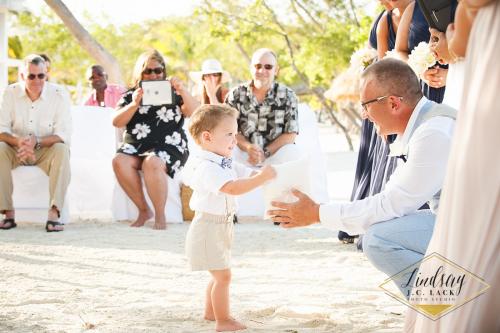 Happy ring bearer