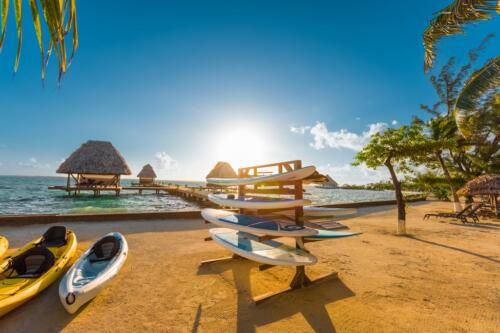 Kayaks and paddleboards